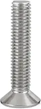 5/10/20pcs M3 M4 M5 Length 6-55mm DIN7911 316 Stainless Steel Hexagon Hex Socket Flat Countersunk Head Screws Hexagon Socket Head Bolts (Color : 30mm, Size : M4-10pcs)