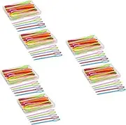 KALLORY Sets Portable Hand Sewing Needles Large Eye Yarn Needles for Sweater Knitting DIY Knitting Tools Set Boxes