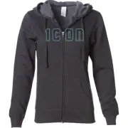 Icon Women's Kat Stevens Hoodie - Charcoal | Large