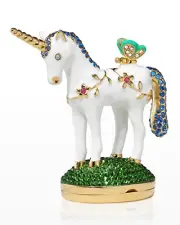 Estee Lauder Monica Rich Kosann Majestic Unicorn Solid Perfume Compact 2022 NIB