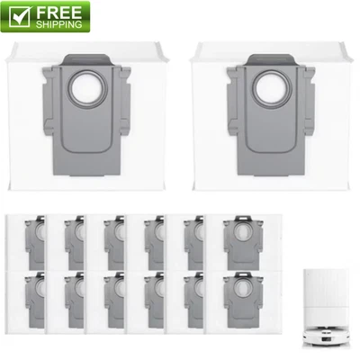 14pk Roborock Qrevo Dust Vacuum Bags for Pro, S, MaxV, Plus,Master,S8 Max Ultra