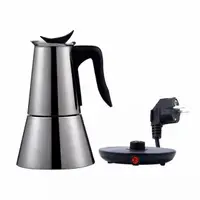 在飛比找蝦皮購物優惠-電動 t 6cups Espresso 咖啡機摩卡壺咖啡 3