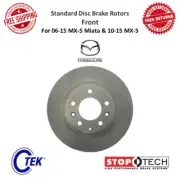 StopTech C-Tek Standard Disc Brake Rotor Front Vented For 06-15 Mazda MX-5 Miata (for: Mazda)