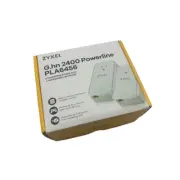 Zyxel G.hn 2400 Wave 2 Powerline Kit, Pass-Thru, Gigabit, Plug/Play, Stream 8K