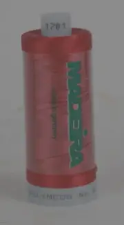 POLYESTER SEWING MACHINE EMBROIDERY THREAD MADEIRA 1 SPOOL 1000m 1781 Cranberry