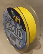 Platypus Platinum 30lb x 125yd Braid - Yellow *New in Packaging*