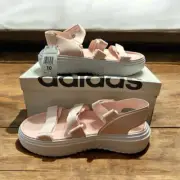 adidas Unisex SLYN Slide Sandal, Sandy Pink/Sandy Pink/Wonder Quartz, 10 US Men