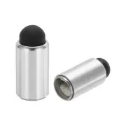 2pcs Magnetic Stylus Pen Tips Fine Rubber Touch Screen Pens Tip Silver