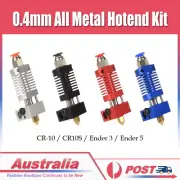 All Metal Hotend Kit For CR-10/CR10S/Ender 3 /Ender 5 Stainless Steel Heatbreak