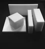 2.0" Natural Delrin Acetal Plastic Sheet - Priced Per Square Foot- Cut to Size!