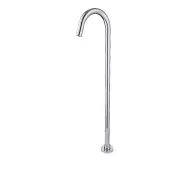 Floor Standing Round Bath Spout - Chrome