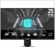Puccy 3 Pack Screen Protector, compatible with MSI G255PF E2 24.5" Monitor TPU Film Guard （ Not Tempered Glass Protectors）
