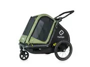 Hamax Pluto Dog Trailer Green/Black Medium - Green/Black