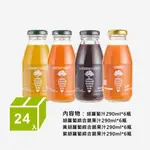 VDS 活力東勢 活力舞彩胡蘿蔔汁290ML  (24瓶入) (4種口味各6瓶)