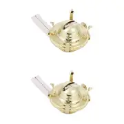 2 Sets Kerosene Lamp Base Oil Floating Wicks Holder