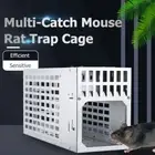 Mouse Trap Cage Humane Safe Pest Catching Metal Multi-Catch Mice Trap Reusable