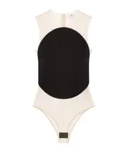 Courrèges Illusion Circle Sleeveless Bodysuit S,XS,L,M black
