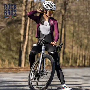 【天路系列】ROCKBROS 騎行背帶褲夏季透氣乾式工裝褲公路自行車騎行褲女
