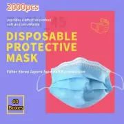 2000 PCs (40 BOXES)3 Layer Protection Disposable Face Masks Wholesale & Bulk-buy