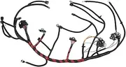 Gearwell Engine Wiring Harness, Automatic Transmission Harness, Compatible with F-450 F-550 V8 7.3L, F81Z 12B637 FA Wire Loom, Engine Control Harness Assembly