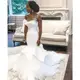 African Mermaid Wedding Dresses Bridal Gowns Bride Dress