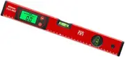 Multi-Function High Precision Magnetic Level with LCD Digital Display, V-Groove Magnetic Base, Accurately Measure Deviation ±0.1°, IP54 Protected Electronic for Metalworking, DIY (400MM)