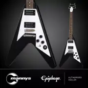Epiphone Kirk Hammett 1979 Flying V (Ebony) inc Hard Case