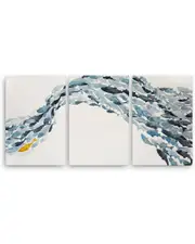 Ready2HangArt Goldfish Wrapped Canvas Coastal Wall Art by Norman Wyatt