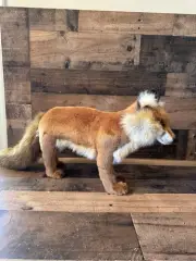 New Hansa Red Fox Standing plush realistic fox large 26"