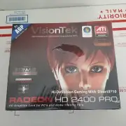 VisionTek ATI Radeon HD 2400 PRO 512MB AGP Graphics Card NEW SEALED