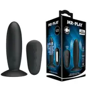 MR PLAY Remote Control Vibrating Anal Plug - USB Rechargeable Vibrating Butt...