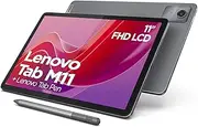 Tab M11 - WUXGA 11" Touch Tablet MediaTek Helio G88 Processor, 8 Core, 4 GB RAM, 128 GB EMMC, Lenovo Tab Pen, Android 13, WiFi + Bluetooth - Luna Grey
