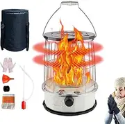 Small Kerosene Heater | Portable Kerosene Heaters for Indoor | Multi-Kerosene Heating Stove for Camping and