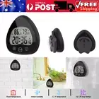 Digital Shower Timer Bathroom Clock Temperature Humidity Countdown Waterproof