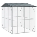 vidaXL Bird Aviary Anthracite 310x227x247 cm Steel