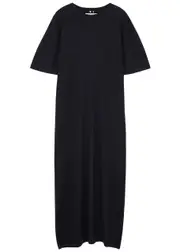Extreme Cashmere N°321 Kris Cotton-blend Midi Dress - Navy - One Size ONE SIZE