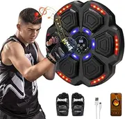 ProPulse Music Boxing Machine, Wall Mounted Music Boxing Trainer for Adults and Kids, Smart Bluetooth Electronic Punching Equipment for Home, Indoor and Gym (Upgrade)