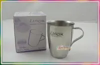 在飛比找Yahoo!奇摩拍賣優惠-台灣製 LINOX8公分不銹鋼小口杯 304不銹鋼杯350c