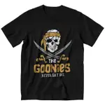 THE GOONIES T 恤 HOMME 純棉 T 恤 FILM SKULL PIRATE NEVER SAY DIE