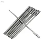 【現貨】螺絲刀頭 T15 T20 T25 T27 8PCS 14 英寸磁性 TORX 超長