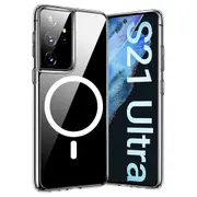 MCC For Samsung Galaxy S21 Ultra 5G MagSafe Clear Phone Case Shockproof Cover G998