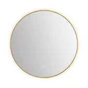 Viviendo 70cm Round LED Wall Mirror Anti-fog Vanity Bathroom Mirrors Smart Touch