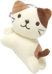 [Generic] Cat Keychain,Cute Cartoon Cat Toy Keychain | Figure Toy Cat Plush, Cartoon Anime Plush, Cat Decorative Key Chain, Animal Pendant for Lady Women Girl