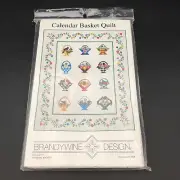 The Calendar Basket Quilt 13 Applique Patterns by Brandywine Design