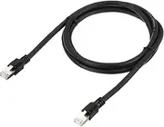uxcell Cat 8 Ethernet Cable 5ft, 26AWG 40Gbps 2000Mhz High Speed Cat8 LAN Network Patch Cord with Gold Plated RJ45 Connector for Gaming, Router, Modem, PC