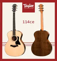 在飛比找樂天市場購物網優惠-【非凡樂器】Taylor 【114CE】美國知名品牌電木吉他