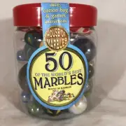 New Sealed House of Marbles 50 of the World's Best w/ Dice Bag Games Instruction