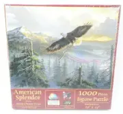 NIB SunsOut Puzzle AMERICAN SPLENDOR Eagle Flag Patriotic 1000 Factory Sealed