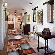Traditional Long Narrow Hallway Hall Runner Rug, Very Long Hall Runners Narrow Rug 1.5m 2m 2.5m 3.5m 4m 5m 6m Non Slip Washable Area Rugs for Entrance Kitchen Stairs(80x500cm/2.6ftx16.4ft)