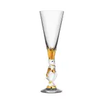 Orrefors Sparkling Devil Champagne Flute